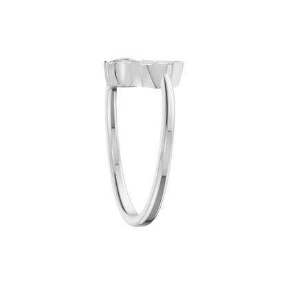 Classic modern Lab Diamond Silver Ring for Women (SRB-AG038)