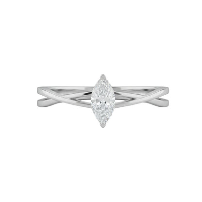 Cleo Lab-Grown Diamond Silver Ring for Women (SRB-AG009)
