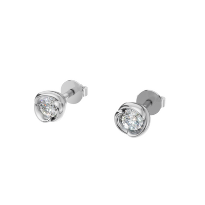 Cobalt Dreams Silver Earring (SES-AG009)