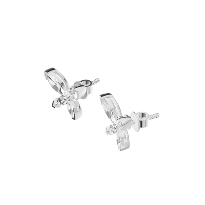 Lavish Lab Diamond Silver Earring (SES-AG008)