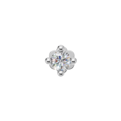 Single Stone Diamond Nosepin (SN-AG1006C)