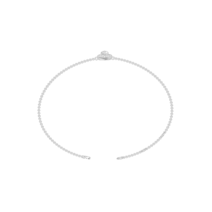 Pearlescent Diamond Silver Bracelet (SBL-AG002)