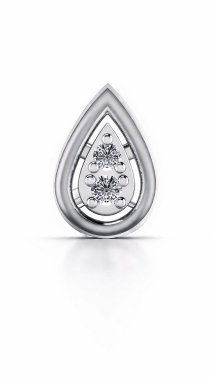 Leafs Diamond NosePin (SNC-AG007)