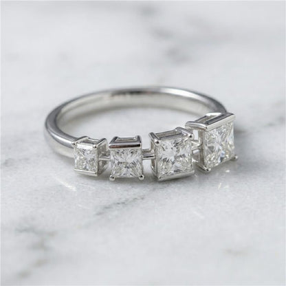 Subtle Lab Diamond Silver Ring (SRB-AG061)
