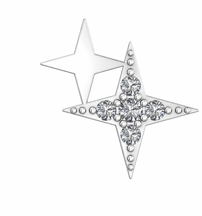 Star Glow Diamond Nosepin (SNW-AG013)