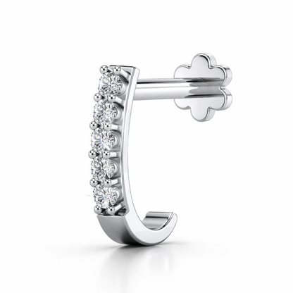 Studded Diamond Nosepin (SNC-AG004)
