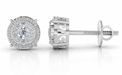 Minimal Muse Diamond Studs (SES-AG016)