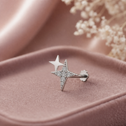 Star Glow Diamond Nosepin (SNW-AG013)