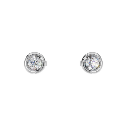 Cobalt Dreams Silver Earring (SES-AG009)