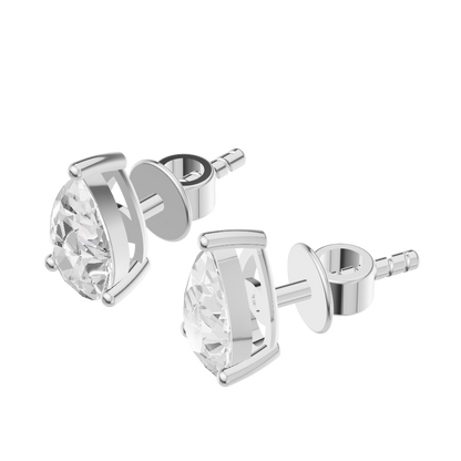 Crafty Diamond Silver Earrings (SES-AG002)