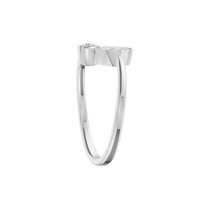 Enduring Lab Diamond Silver Ring (SRB-AG039)