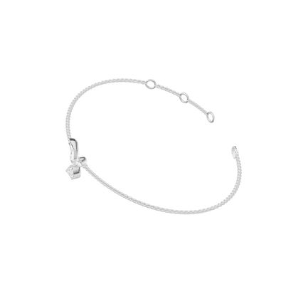 Pristine Light Silver Diamond Bracelet (SBL-AG005)