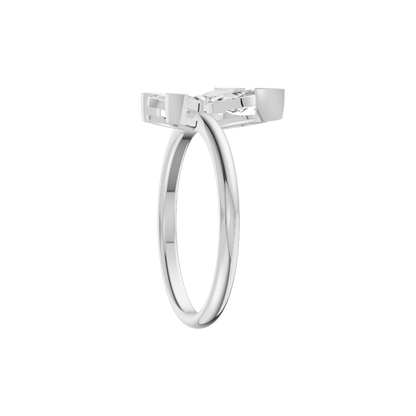 Ever Loving Diamond Silver Ring (SRB-AG060)