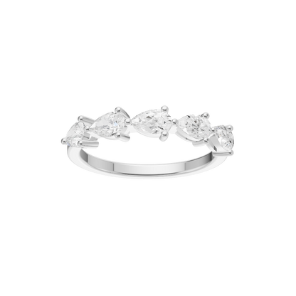 Refined Lab Diamond Silver Ring (SRB-AG057)
