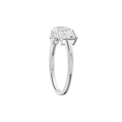 Subtle Lab Diamond Silver Ring (SRB-AG061)