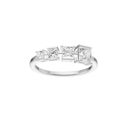 Subtle Lab Diamond Silver Ring (SRB-AG061)