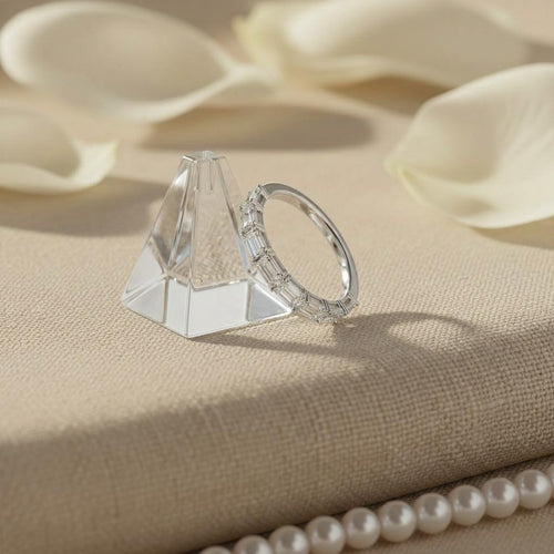 Tender Lab Diamond Silver Ring for Women (SRB-AG058)