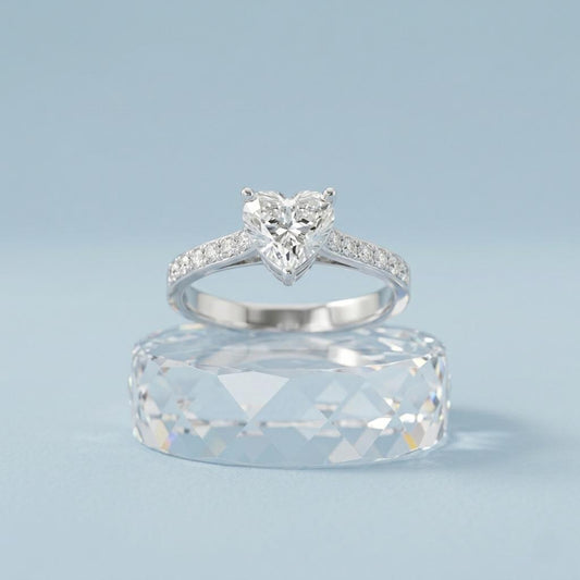 Velora Silver Diamond Ring (SRB-AG026)