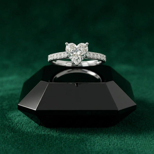 Sacred Silver Diamond Ring (SRB-AG016)