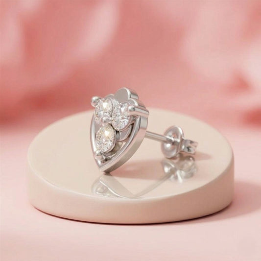 Three Stone NosePin (SNC-AG003)