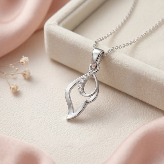 Aqua Spark Diamond Pendant (SPN-AG006)