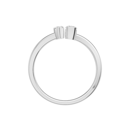 Enduring Lab Diamond Silver Ring (SRB-AG039)