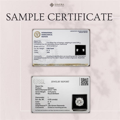 Single Stone Diamond Nosepin (SN-AG1006C)