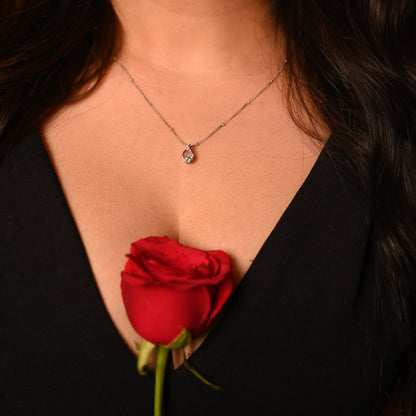 Modernistic Silver Diamond Pendant (SPN-AG004)