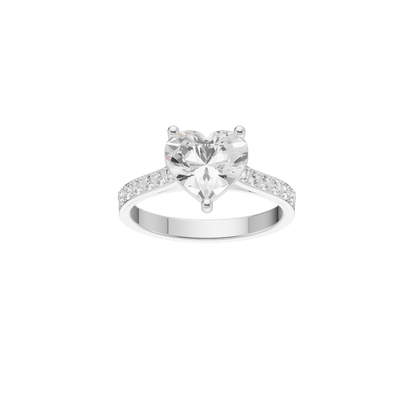 Velora Silver Diamond Ring (SRB-AG026)