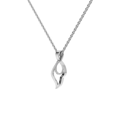 Aqua Spark Diamond Pendant (SPN-AG006)