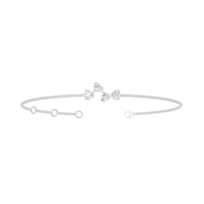 Dazzling Diamond Silver Bracelet (SBL-AG001)