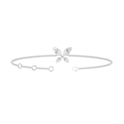 Whispered Silver Diamond Bracelet (SBL-AG004)