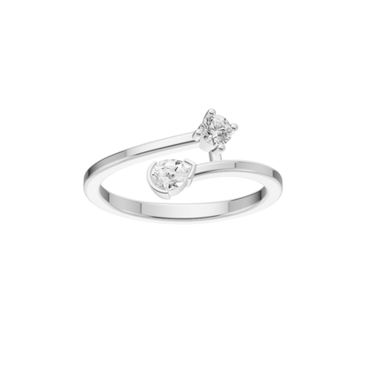 Promise-Lit Diamond Silver Ring (SRB-AG040)