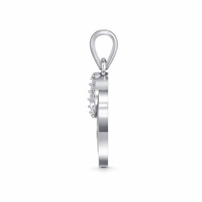Aqua Spark Diamond Pendant (SPN-AG006)