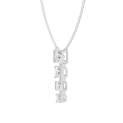 Sophisticated Silver Diamond Pendant (SPC-AG005)