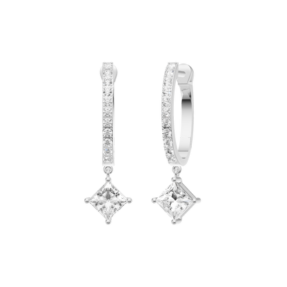 Flawless Glow Diamond Silver Earring (SEH-AG001)